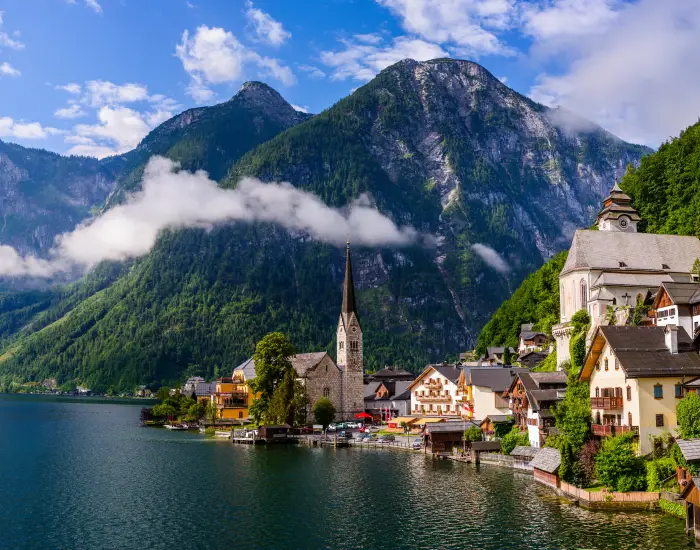 Traveler exploring historic cultural landmarks and artistic attractions in a world-famous destination.